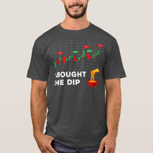 Glücklicher Börsenhandel kaufte ich mir die tiefen T-Shirt