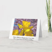 Glücklicher Boss' Day! Karten Bosses Danke, Daffod (Rückseite)