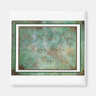 Glücklicher Boss's Day Frig Magnet! Magnet