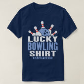 Glücklicher Bowling nicht waschen lustigen Bowling T-Shirt (Design vorne)