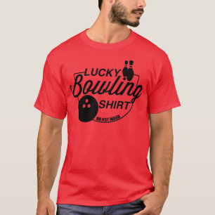 Glücklicher Bowling weht kein lautes Zitat für Bow T-Shirt
