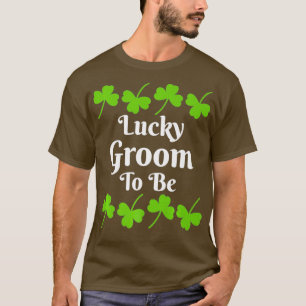 Glücklicher Bräutigam Zum St. Patricks Day Kleebla T-Shirt