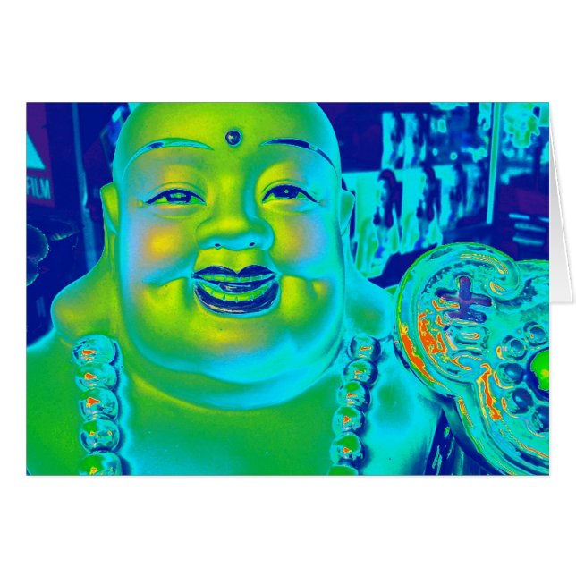 "Glücklicher Buddha " (Vorderseite (Horizontal))