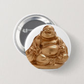 Glücklicher Buddha Button (Vorne & Hinten)