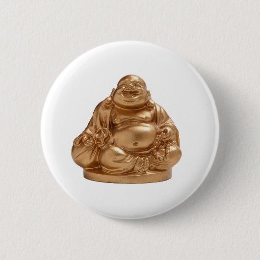 Glücklicher Buddha Button (Vorderseite)