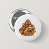 Glücklicher Buddha Button (Vorne & Hinten)