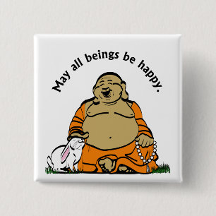 GLÜCKLICHER BUDDHA BUTTON