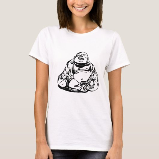 Glücklicher Buddha T-Shirt (Vorderseite)