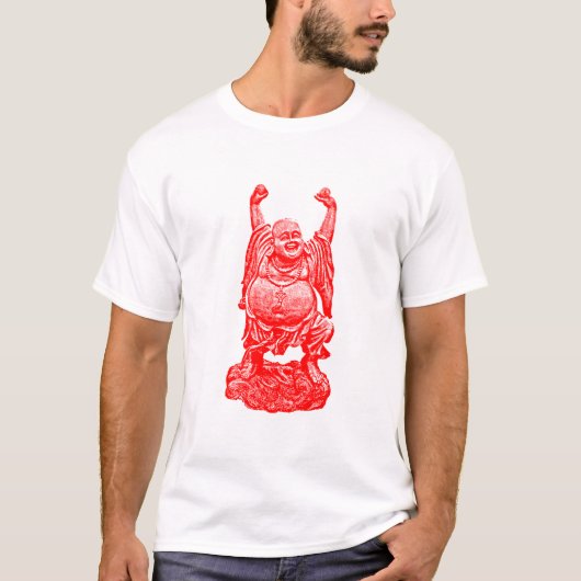 Glücklicher Buddha T-Shirt (Vorderseite)