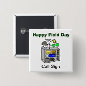 Glücklicher Button (Vorne & Hinten)