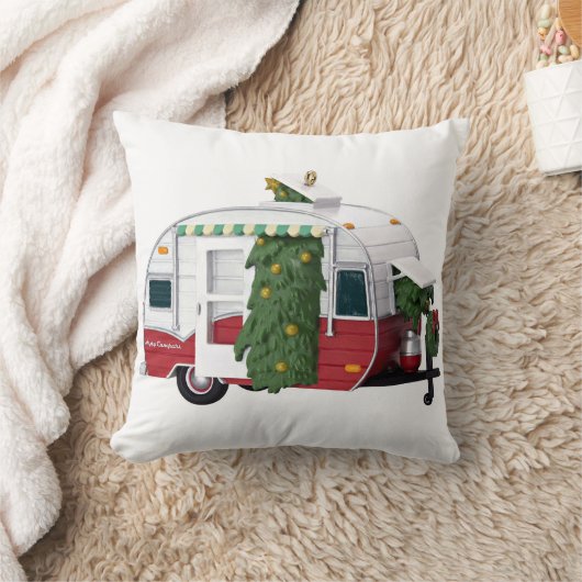 **GLÜCKLICHER CAMPER** CHRISTMAS PILLOW KISSEN (Decke)