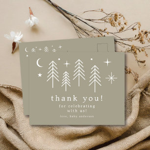 Glücklicher Camper Dankeschön Postkarte