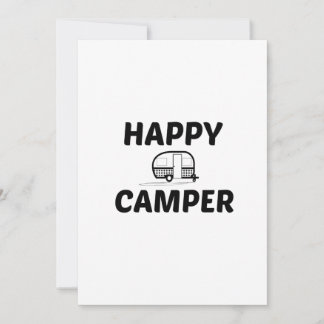 GLÜCKLICHER CAMPER DANKESKARTE