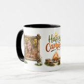 Glücklicher Camper-Fotomug Tasse (Vorderseite Links)