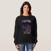 Glücklicher Camper für Sommercamping Sweatshirt (Vorne ganz)