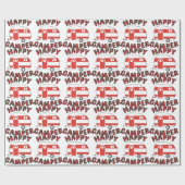 Glücklicher Camper Geschenkpapier (Flach)