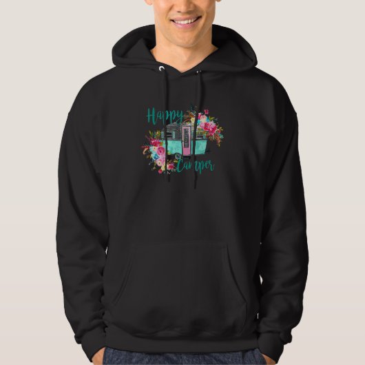 Glücklicher Camper Glücklicher Camper Hoodie (Vorderseite)