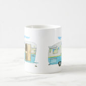 Glücklicher Camper Kaffeetasse (Mittel)