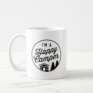 glücklicher Camper Kaffeetasse