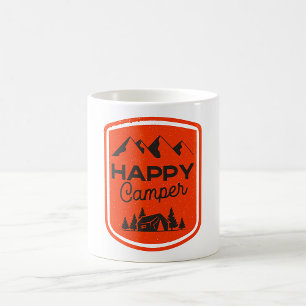 Glücklicher Camper Kaffeetasse