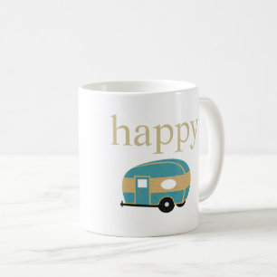 glücklicher Camper Kaffeetasse