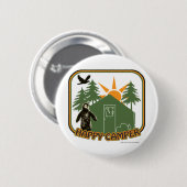 Glücklicher Camper Klassiker Button (Vorne & Hinten)