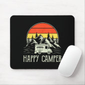 Glücklicher Camper Kleinkind Junge lustig vintage Mousepad (Mit Mouse)