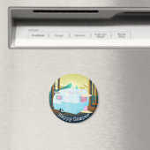 Glücklicher Camper Magnet (In Situ (Geschirrspüler))