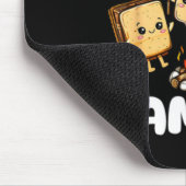 Glücklicher Camper Marshmallow Lustiges Camping Mä Mousepad (Ecke)