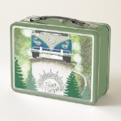 glücklicher Camper Metall Brotdose (Rückseite)