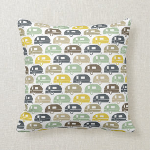 glücklicher Camper  Moderne Dekoration des Camper Kissen