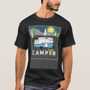 Glücklicher Camper Retro Vintage Shasta Anhänger C T-Shirt
