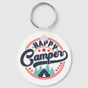 Glücklicher Camper Schlüsselanhänger