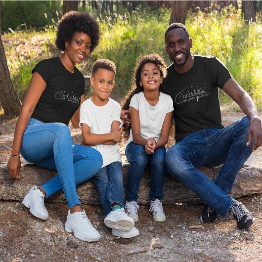 Glücklicher Camper Silhouette T-Shirt