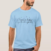 Glücklicher Camper Silhouette T-Shirt (Vorderseite)