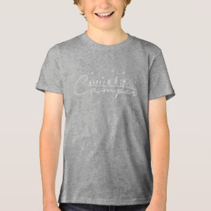 Glücklicher Camper-Silhouette Tri-Blend Shirt