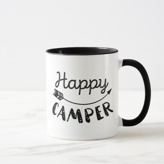 Glücklicher Camper Tasse (Rechts)