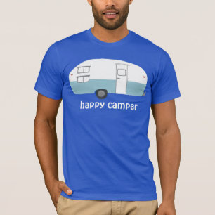 GLÜCKLICHER CAMPER? Vintage-Campinganhänger INDIVI T-Shirt