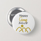 Glücklicher Camping-Camper ein Geburtstag Kinder g Button (Vorne & Hinten)