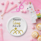 Glücklicher Camping-Camper ein Geburtstag Kinder g Pappteller (Party)