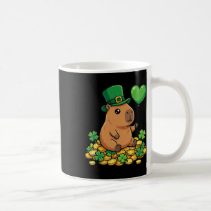 Glücklicher Capyra St. Patrick's Day Kleeblatt Lep Kaffeetasse