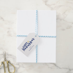 Glücklicher Chanukka-Davidsstern Geschenkanhänger