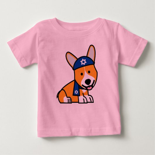 Glücklicher Chanukka jüdischer Baby T-shirt (Vorderseite)