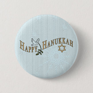 Glücklicher Chanukka-Knopf Button