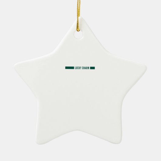 Glücklicher Charme Keramik Ornament (Vorne)