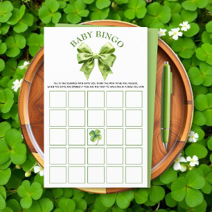 Glücklicher Charme und Bugbaby Dusche Baby Bingo S Flyer