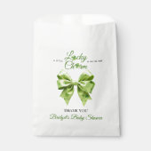 Glücklicher Charme Vielen Dank Irish Klee Baby Dus Geschenktütchen (Vorderseite)