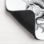 Glücklicher chinesischer Drache Mousepad (Ecke)