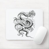 Glücklicher chinesischer Drache Mousepad (Mit Mouse)