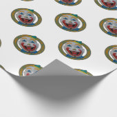 Glücklicher Clown Geschenkpapier (Ecke)